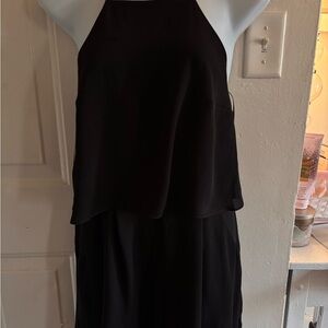 Express Elegant Black Strapless Dress